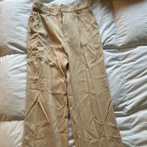 High waisted trousers